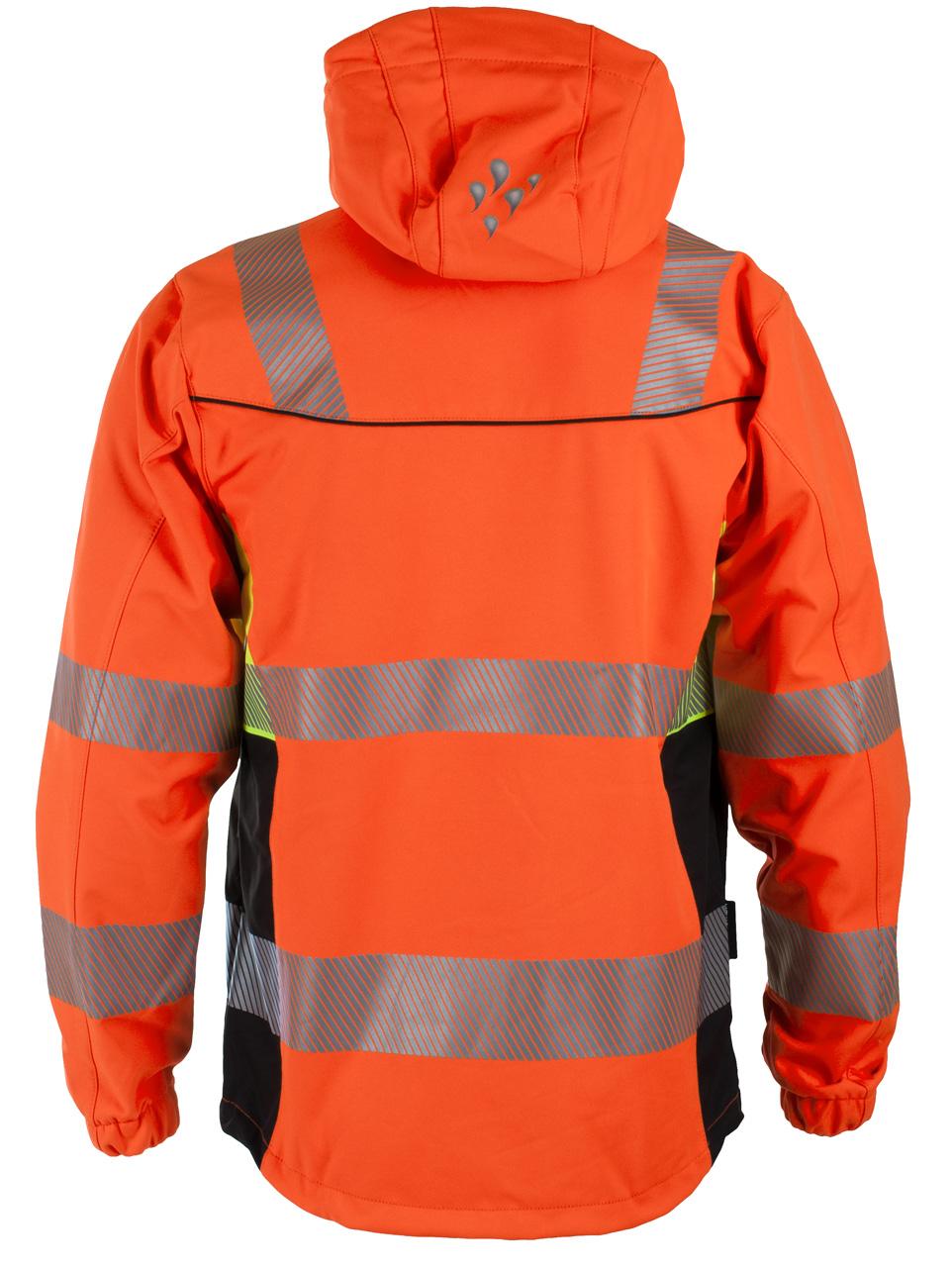 GJØVIK SOFTSHELLJAKKE EN 20471 KLASSE 3