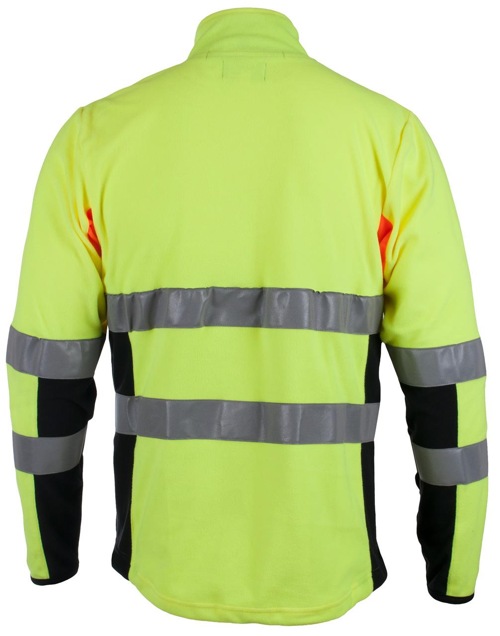 BERGSET JAKKE MICROFLEECE EN 20471 KLASSE 2