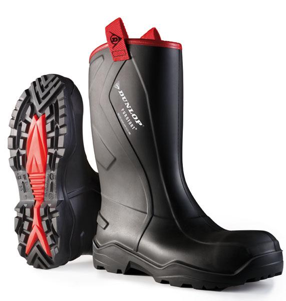 VERNESTØVEL DUNLOP PUROFORT PELSFÔRET (C762063.FL)+ RUGGED SVART S5 CI SRC