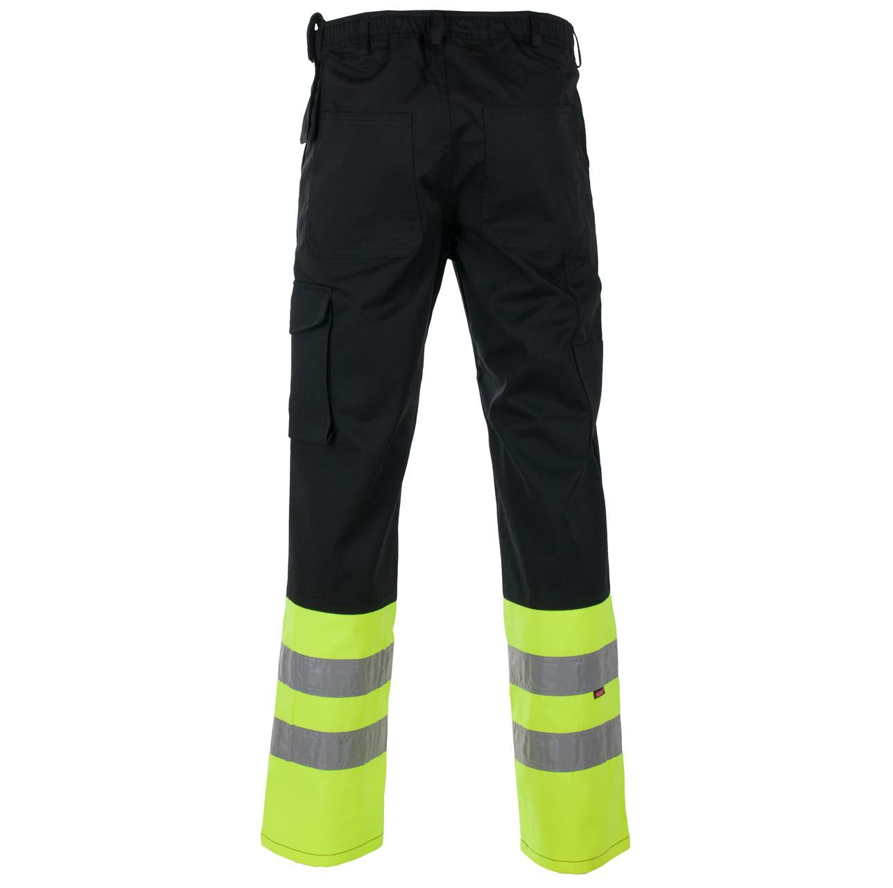 DOKKA BUKSE SVART/GUL EN 20471 KLASSE 1