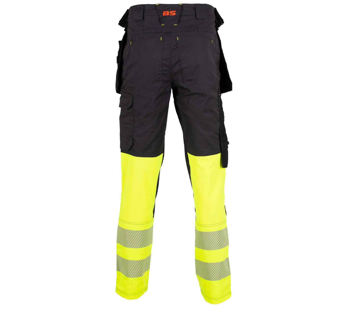 GJØVIK STRETCH BUKSE MED LANGE BEIN OG AVTAGBARE HENGELOMMER EN20471 KLASSE 1