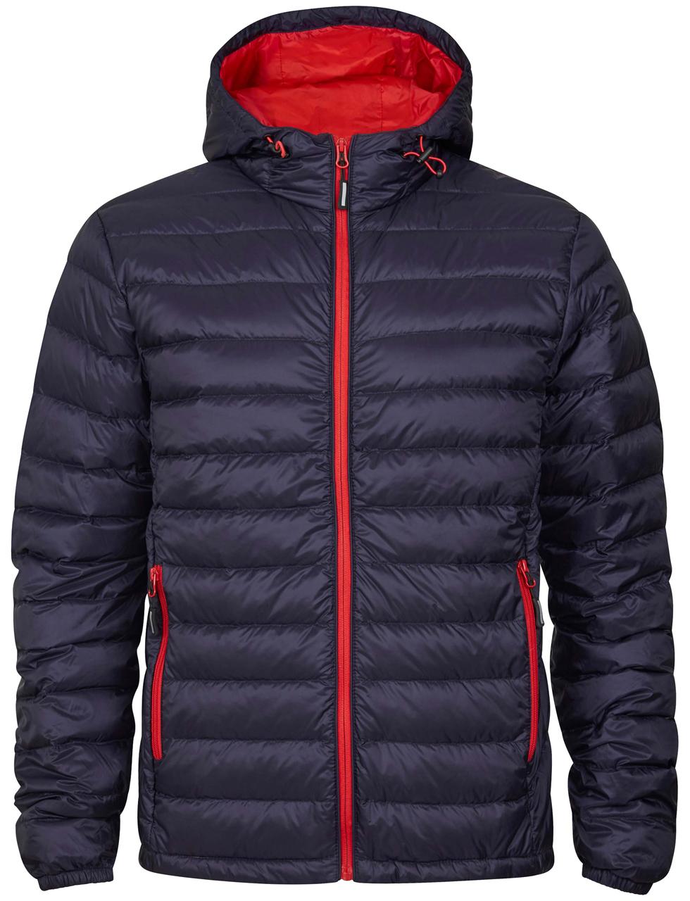 SUPERLIGHT HOODED DUNJAKKE KONTRAST LADY