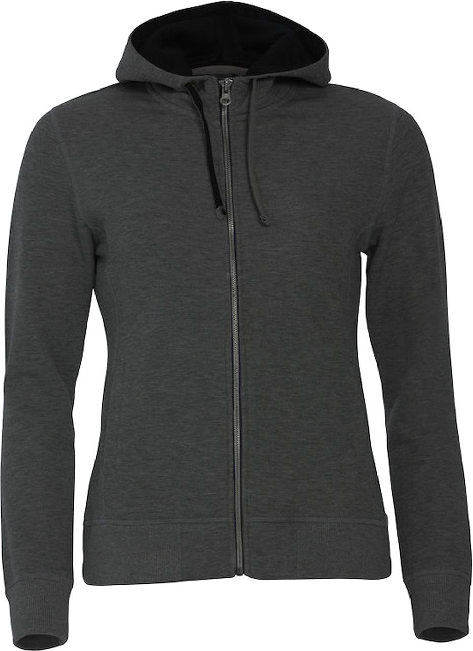 CLIQUE JAKKE CLASSIC HOODY FULL ZIP DAME