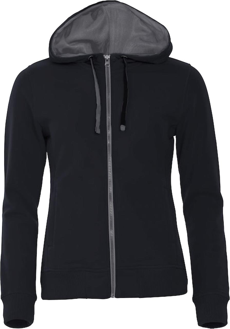 CLIQUE JAKKE CLASSIC HOODY FULL ZIP DAME