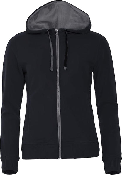 CLIQUE JAKKE CLASSIC HOODY FULL ZIP DAME