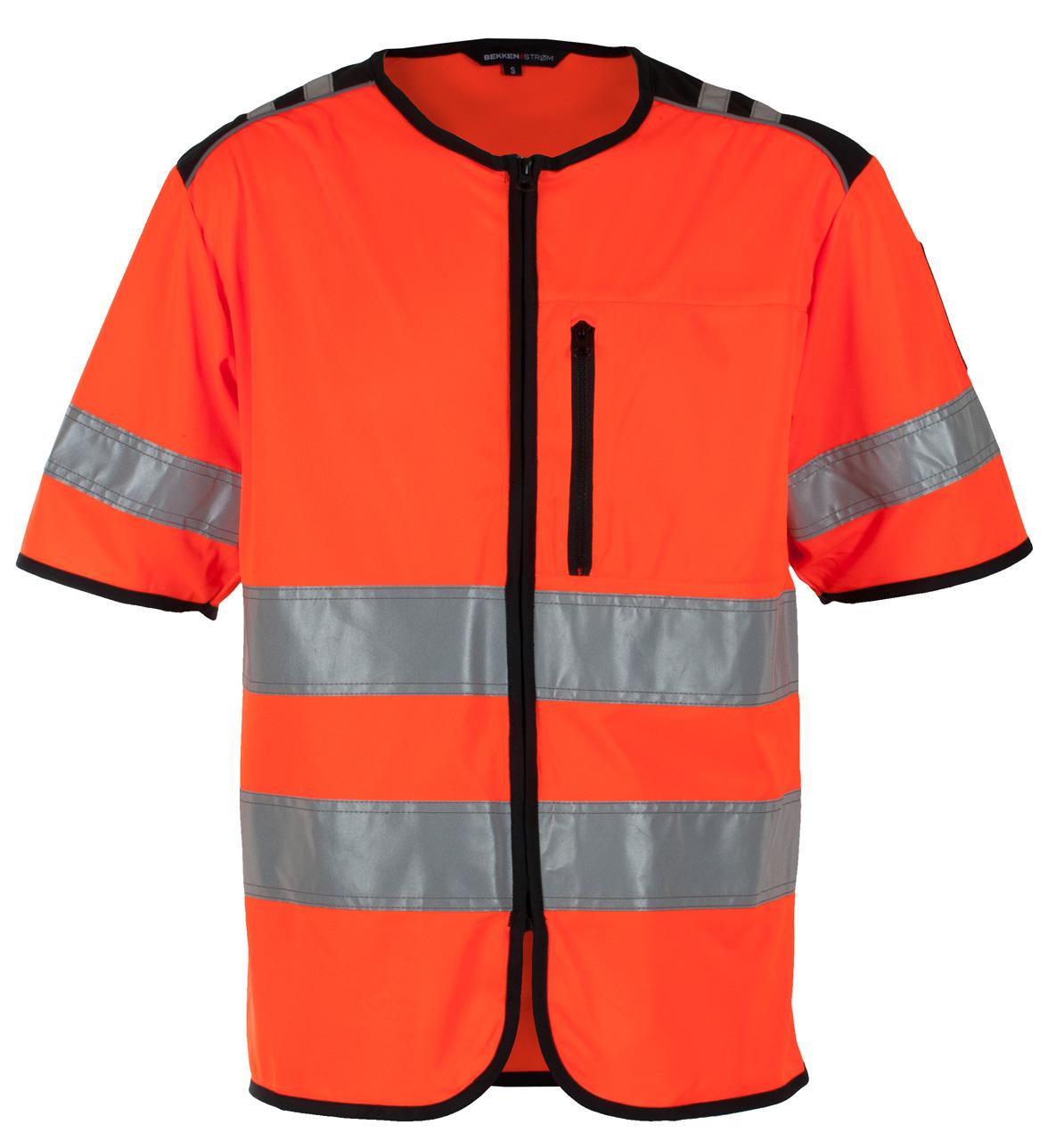 GRAN REFLEKSVEST MED ERMER EN20471 KLASSE 3