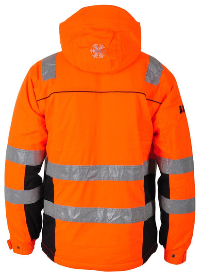 BERGSET VINTERJAKKE LANG EN ISO 20471 KLASSE 3