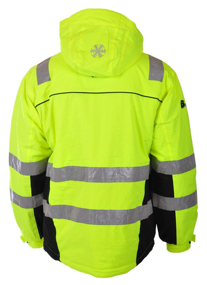 BERGSET VINTERJAKKE LANG EN ISO 20471 KLASSE 3