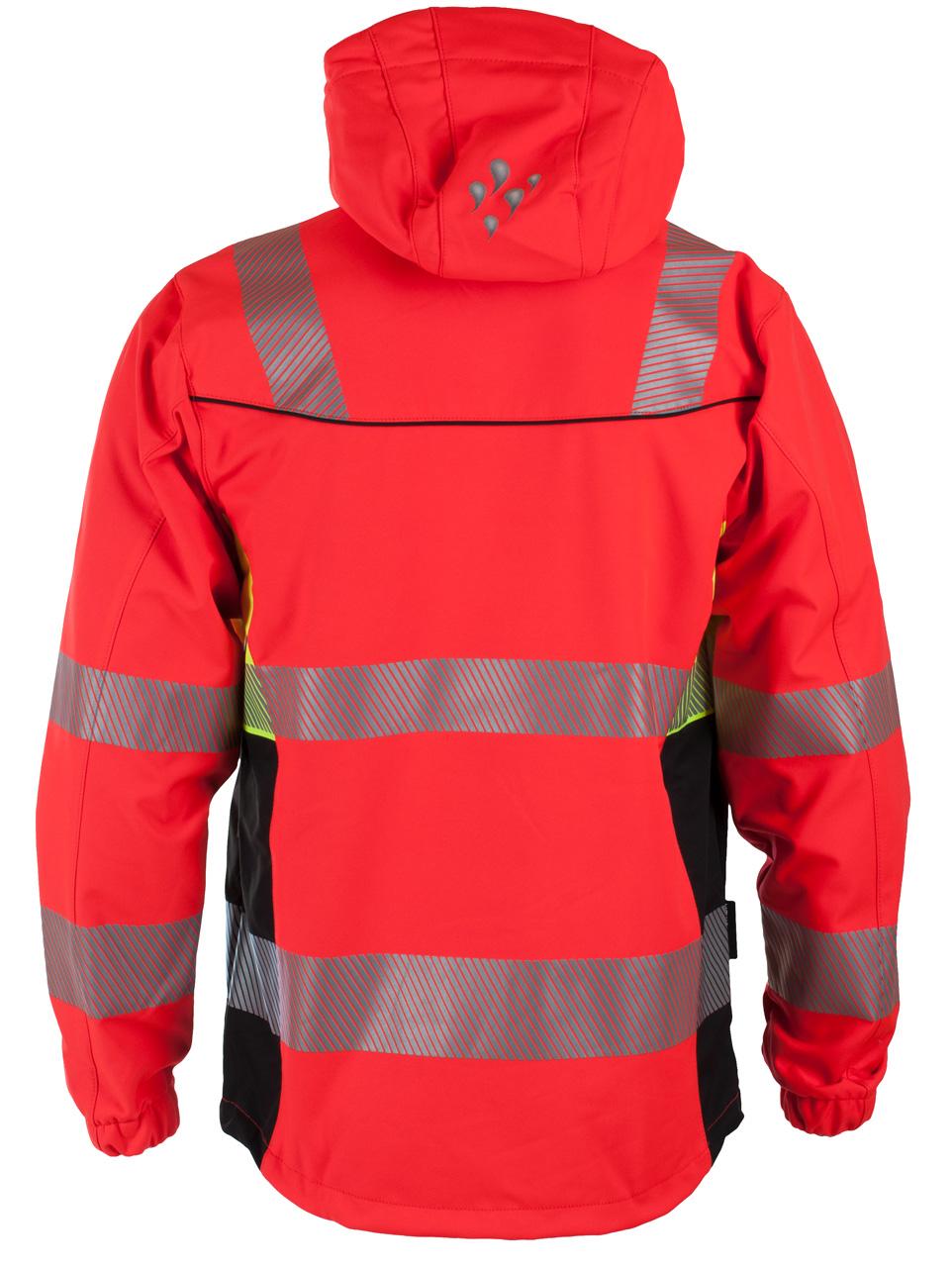 GJØVIK SOFTSHELLJAKKE EN 20471 KLASSE 3