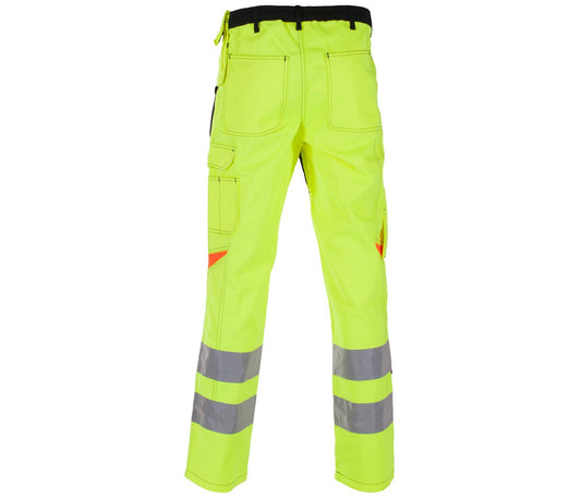 BERGSET BUKSE GUL/SVART EN 20471 KLASSE 2