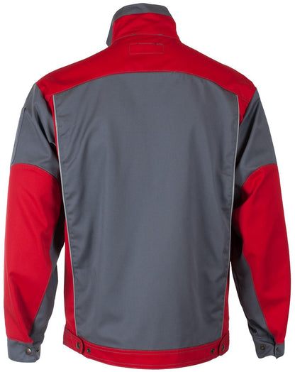 VINSTRA JAKKE PROFIL GRÅ/RØD