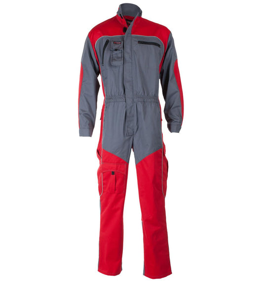 VINSTRA KJELEDRESS PROFIL GRÅ/RØD