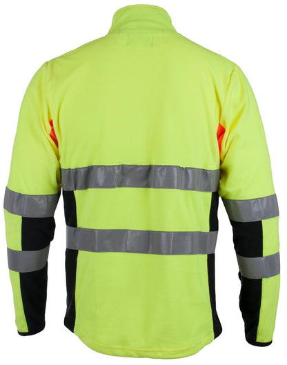 BERGSET JAKKE MICROFLEECE EN 20471 KLASSE 2