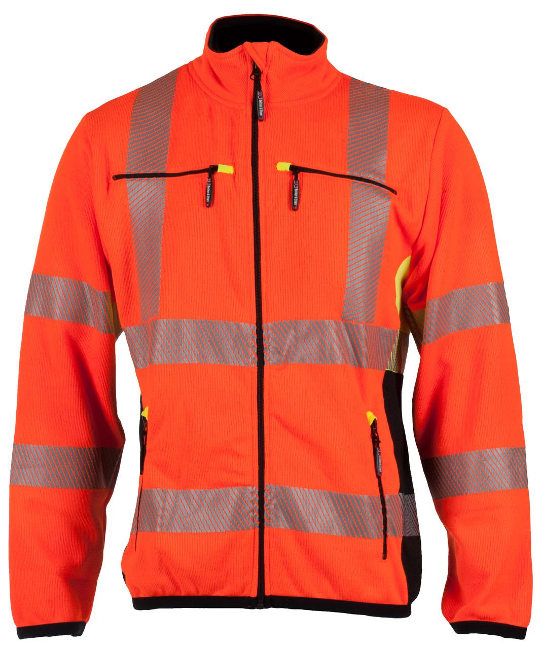 GJØVIK STRIKKET FLEECEJAKKE EN 20471 KLASSE 3