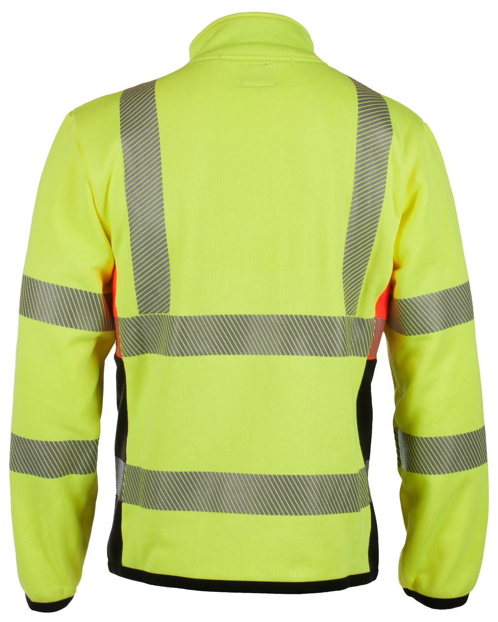 GJØVIK STRIKKET FLEECEJAKKE EN 20471 KLASSE 3