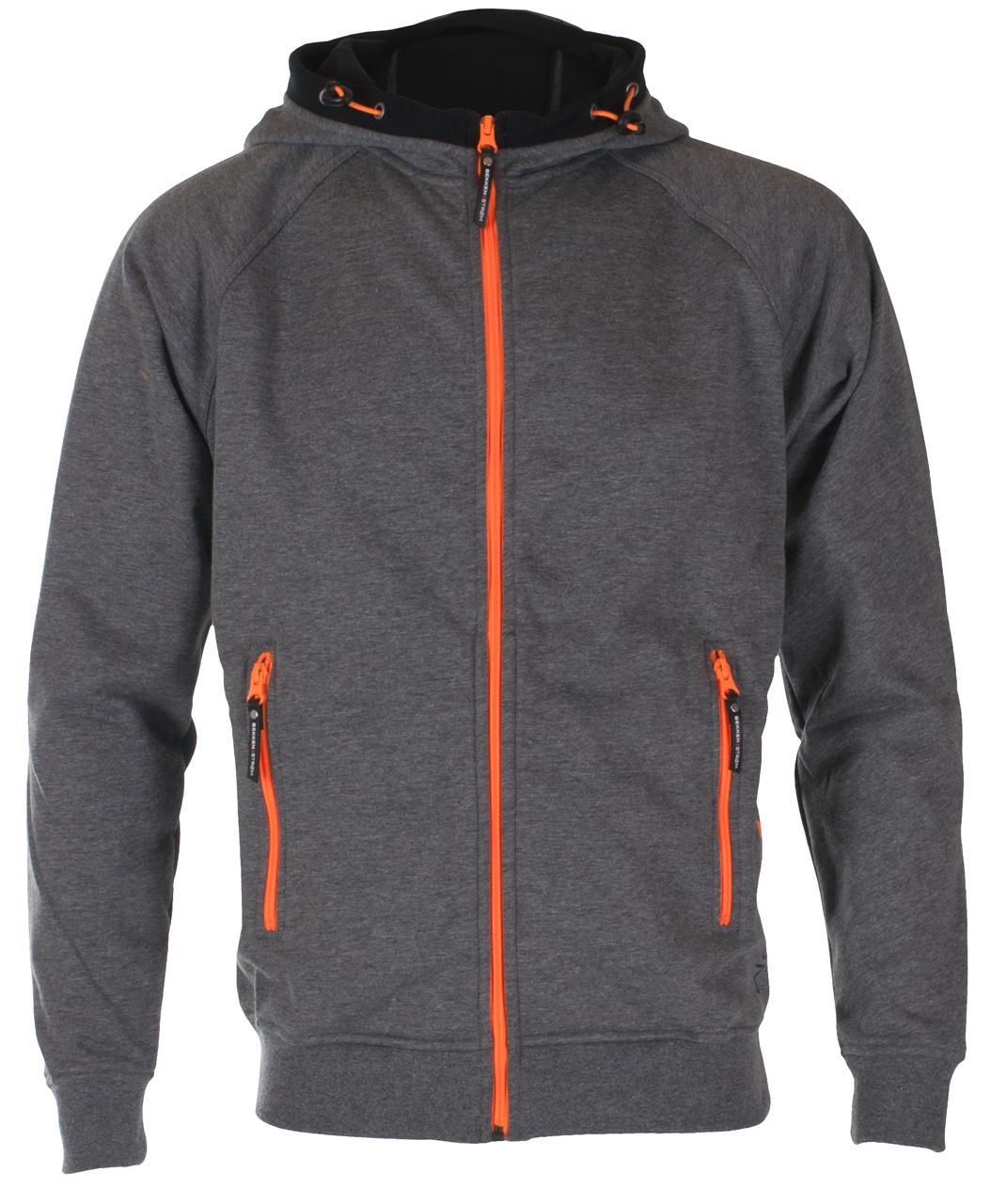 LILLO HETTEJAKKE GRÅ/ORANSJE BS