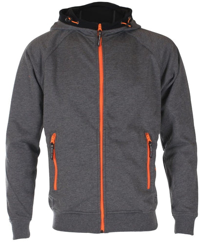 LILLO HETTEJAKKE GRÅ/ORANSJE BS