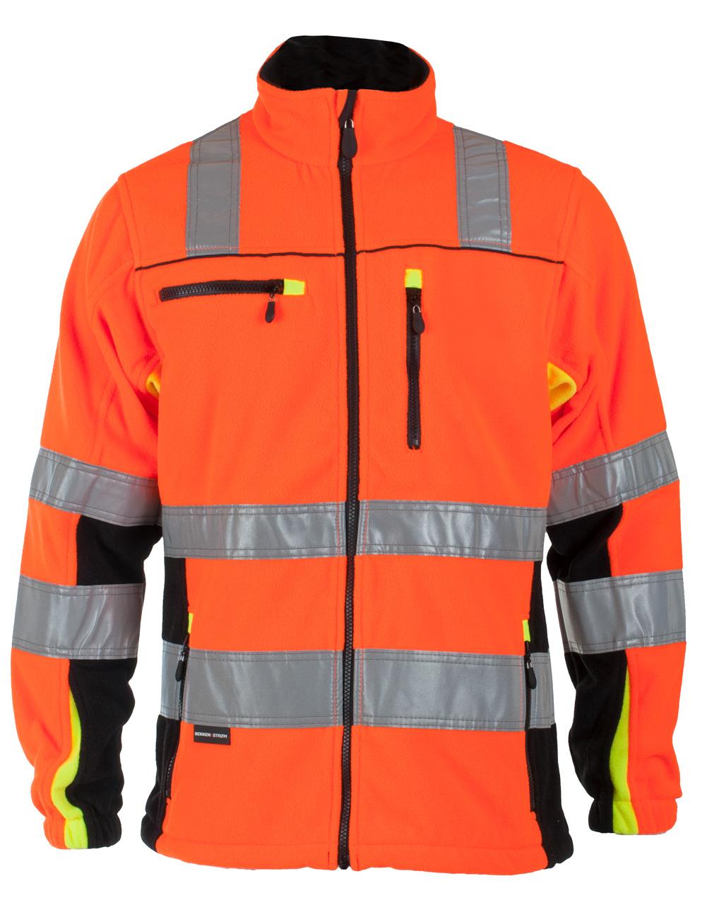 BERGSET FLEECEJAKKE EN 20471 KLASSE 3