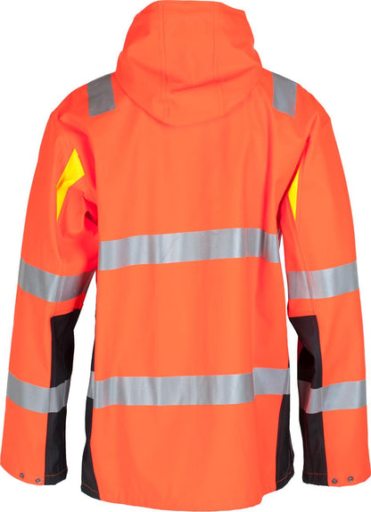 BERGSET REGNJAKKE EN 20471 KLASSE 3