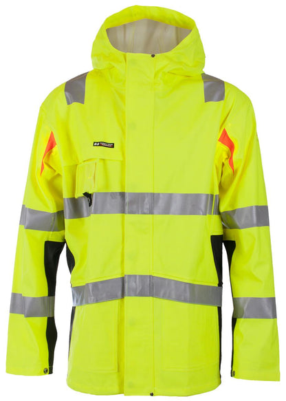 BERGSET REGNJAKKE EN 20471 KLASSE 3