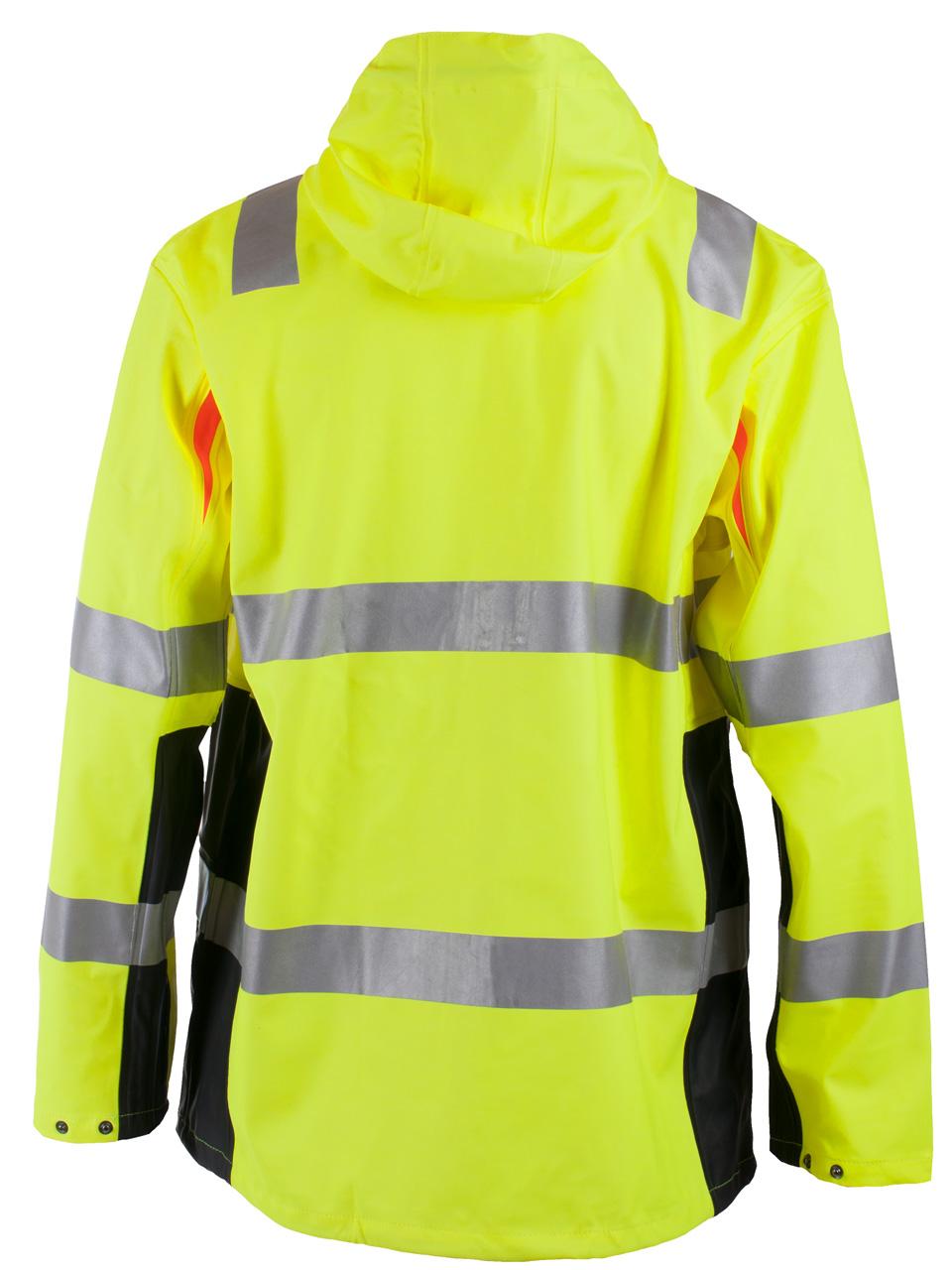 BERGSET REGNJAKKE EN 20471 KLASSE 3