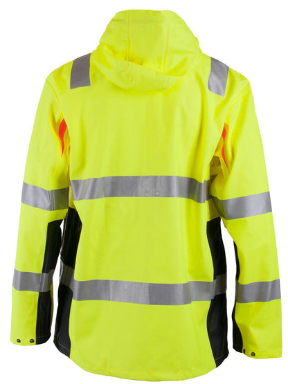 BERGSET REGNJAKKE EN 20471 KLASSE 3