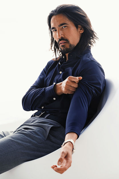 JH&F Indigo Bow 34 Slim Fit