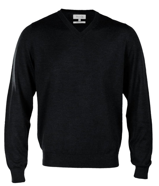STRIKKEGENSER MERINO WOOL V-NECK