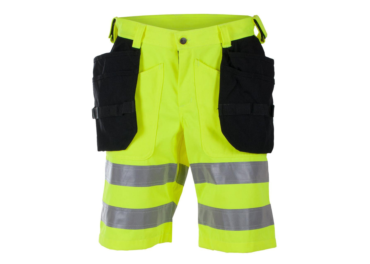 DOKKA HÅNDVERKSSHORTS GUL/SVART EN 20471 KLASSE 2