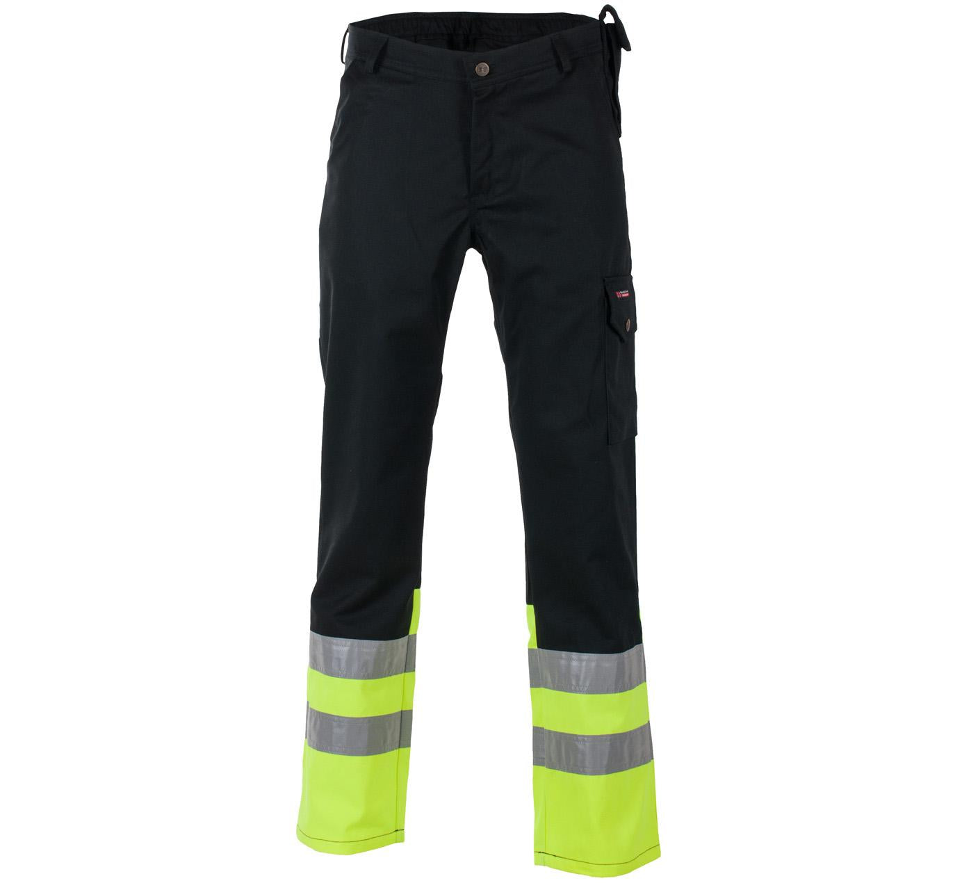 DOKKA BUKSE SVART/GUL EN 20471 KLASSE 1