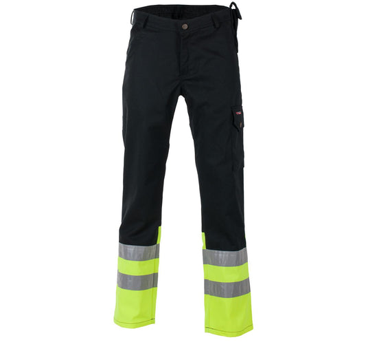 DOKKA BUKSE SVART/GUL EN 20471 KLASSE 1