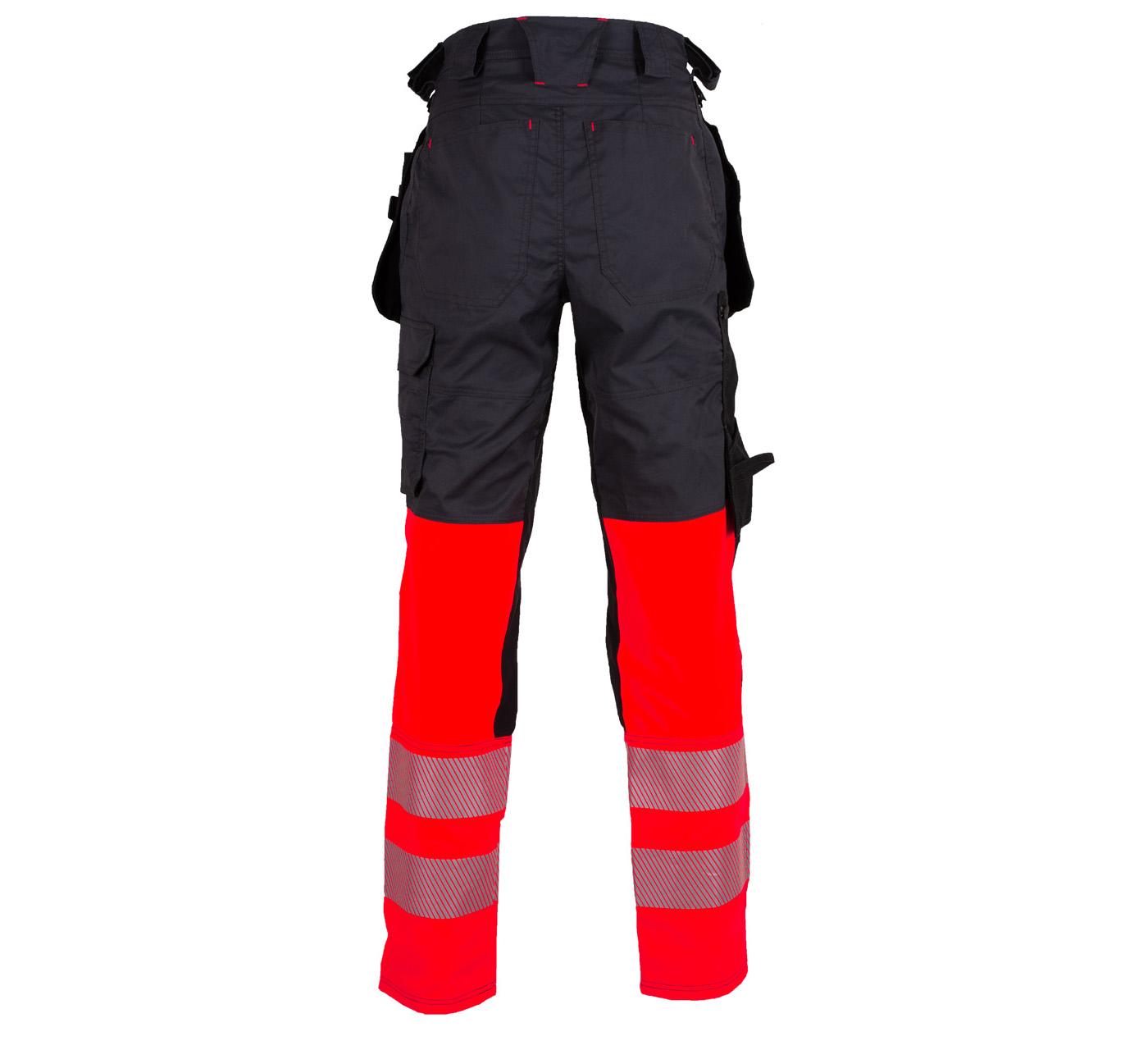 GJØVIK STRETCH BUKSE MED AVTAGBARE HENGELOMMER EN20471 KLASSE 1