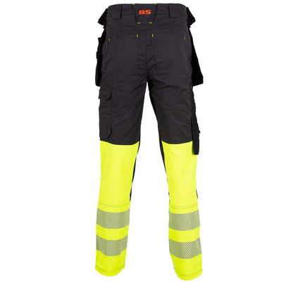 GJØVIK STRETCH BUKSE MED AVTAGBARE HENGELOMMER EN20471 KLASSE 1