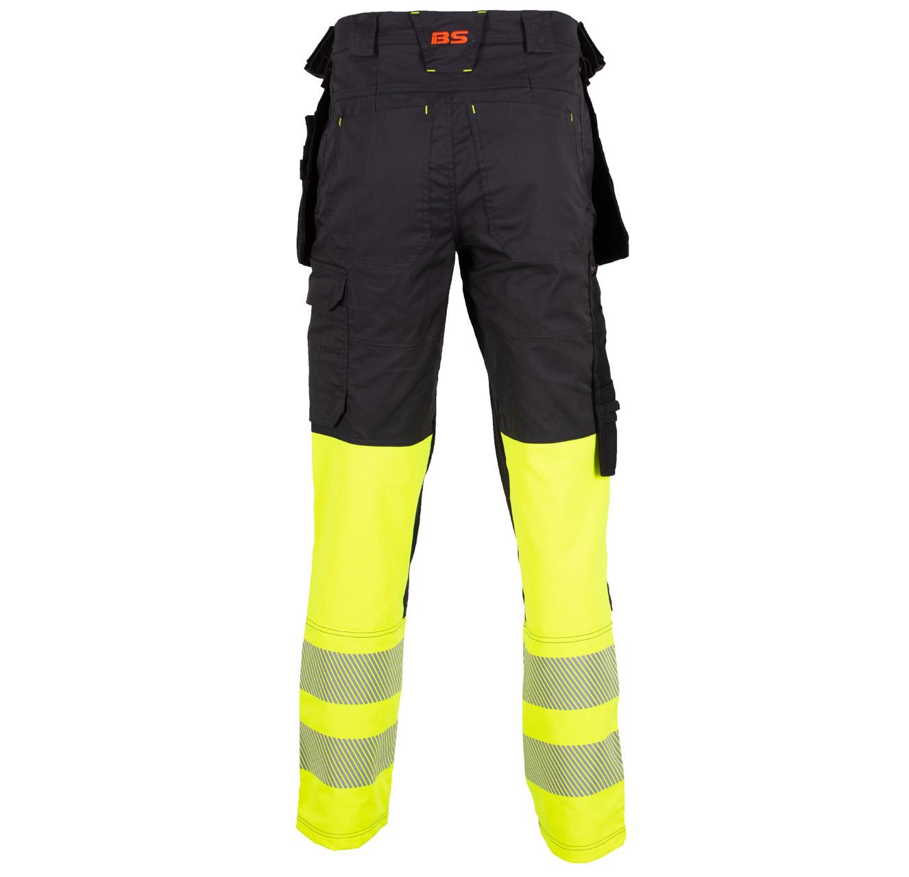 GJØVIK STRETCH BUKSE MED KORTE BEIN OG AVTAGBARE HENGELOMMER EN20471 KLASSE 1