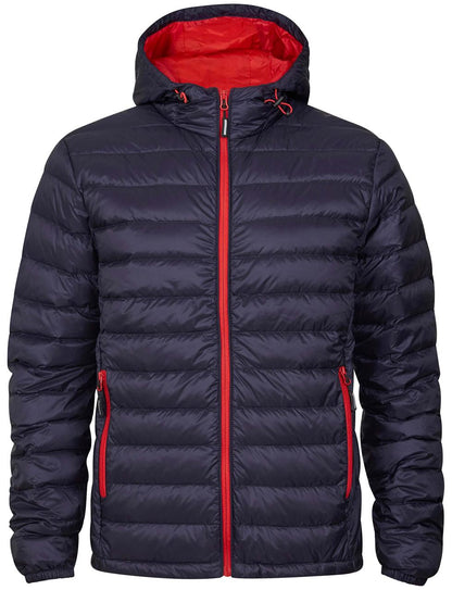 SUPERLIGHT HOODED DUNJAKKE KONTRAST LADY