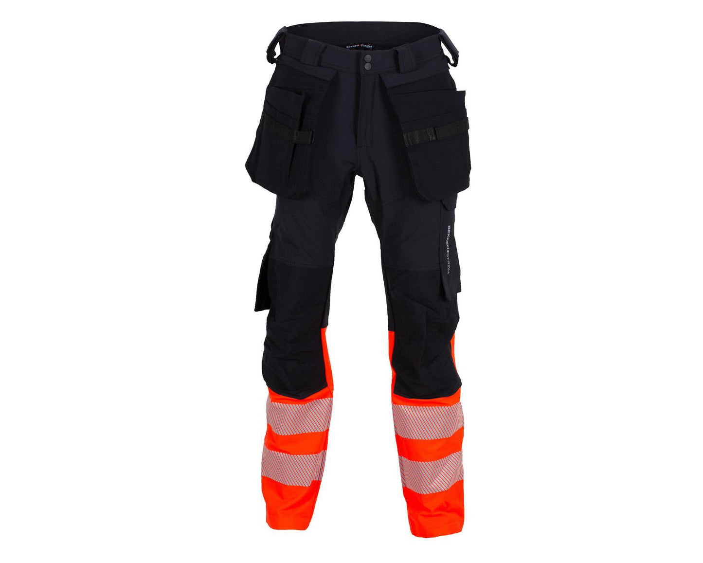 LILLEHAMMER BUKSE MED KORTE BEIN OG AVTAGBARE HENGELOMMER 4-VEIS STRETCH EN20471 KLASSE 1