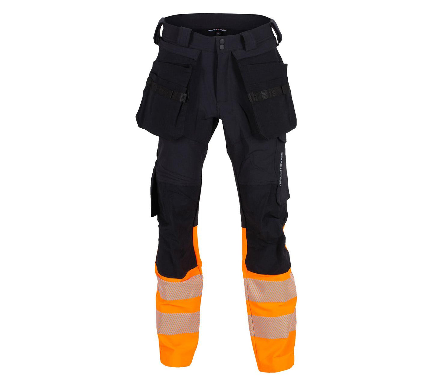 LILLEHAMMER BUKSE MED KORTE BEIN OG AVTAGBARE HENGELOMMER 4-VEIS STRETCH EN20471 KLASSE 1