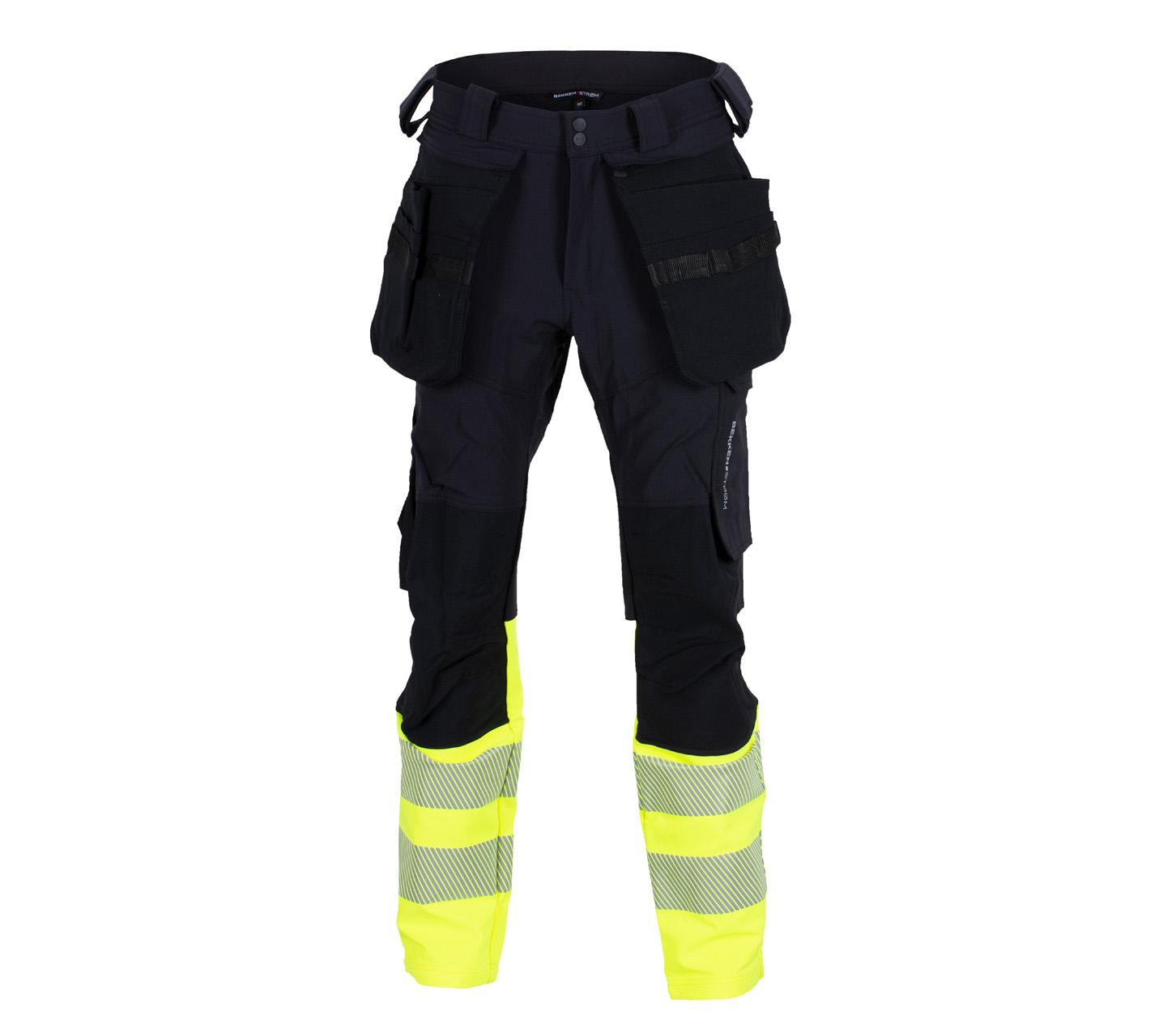 LILLEHAMMER BUKSE MED LANGE BEIN OG AVTAGBARE HENGELOMMER 4-VEIS STRETCH EN20471 KLASSE 1