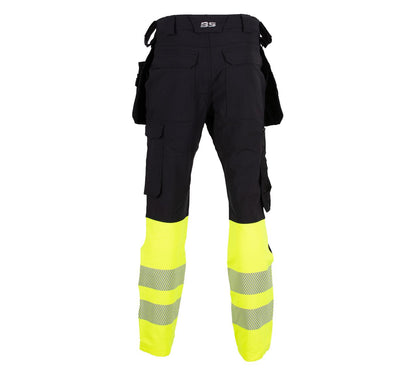 LILLEHAMMER BUKSE MED AVTAGBARE HENGELOMMER 4-VEIS STRETCH EN20471 KLASSE 1