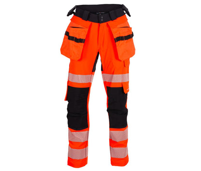 LILLEHAMMER BUKSE MED LANGE BEIN OG AVTAGBARE HENGELOMMER 4-VEIS STRETCH EN20471 KLASSE 2