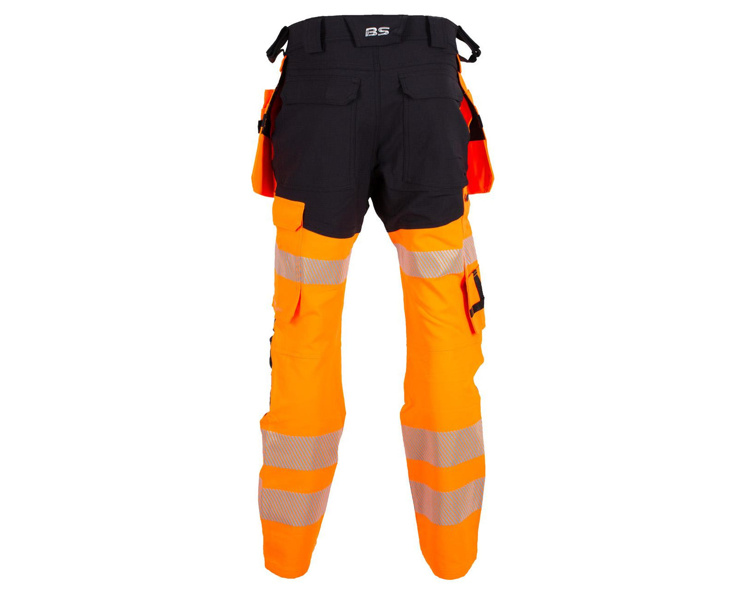 LILLEHAMMER BUKSE MED KORTE BEIN OG AVTAGBARE HENGELOMMER 4-VEIS STRETCH EN20471 KLASSE 2