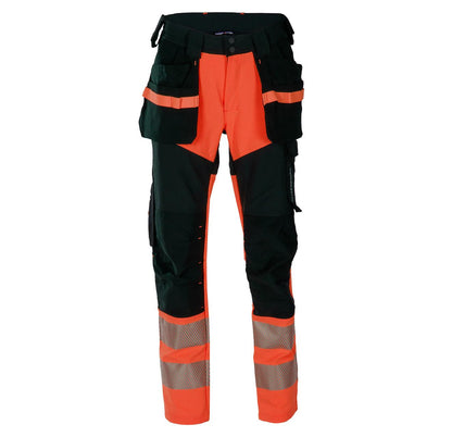 LILLEHAMMER HÅNDVERKSBUKSE DAME 4-VEIS STRETCH EN20471 KLASSE 1