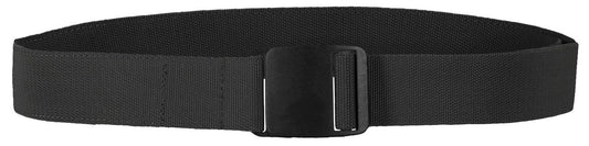 BELTE 120CM STRETCH METALLFRITT MED PLASTSPENNE SVART