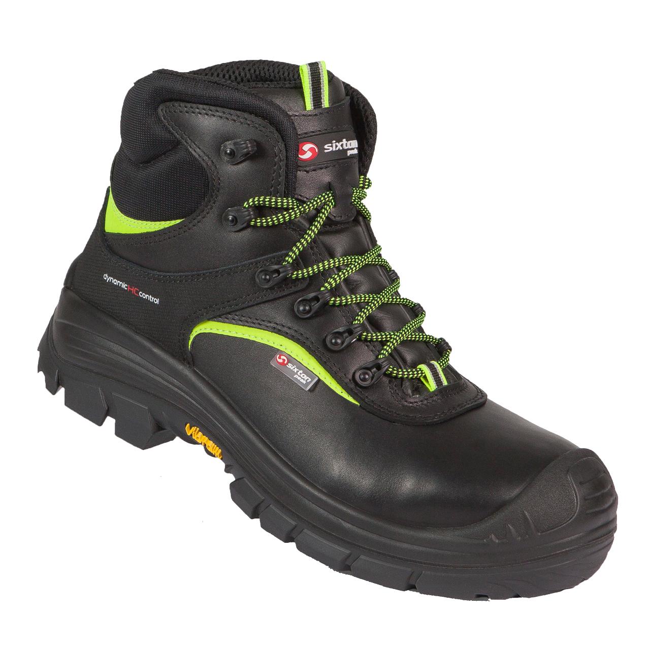 VERNESKOLETT SIXTON ELDORADO ARCTIC GRIP S3 SVART/LIME