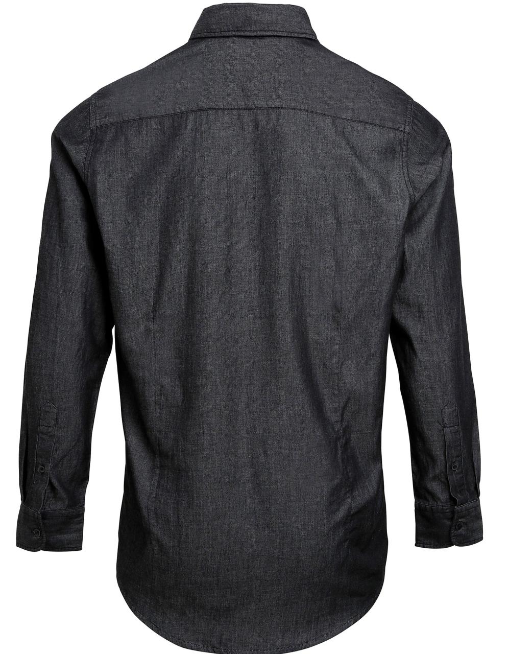 MEN'S JEANS STITCH DENIM SHIRT