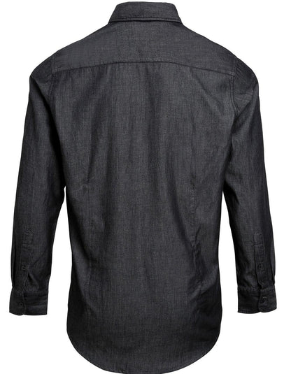 MEN'S JEANS STITCH DENIM SHIRT