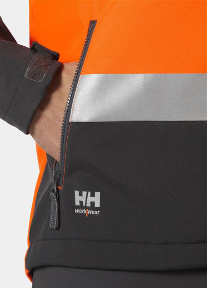 Softshelljakke HH® Alna 2.0 HiVis kl.3