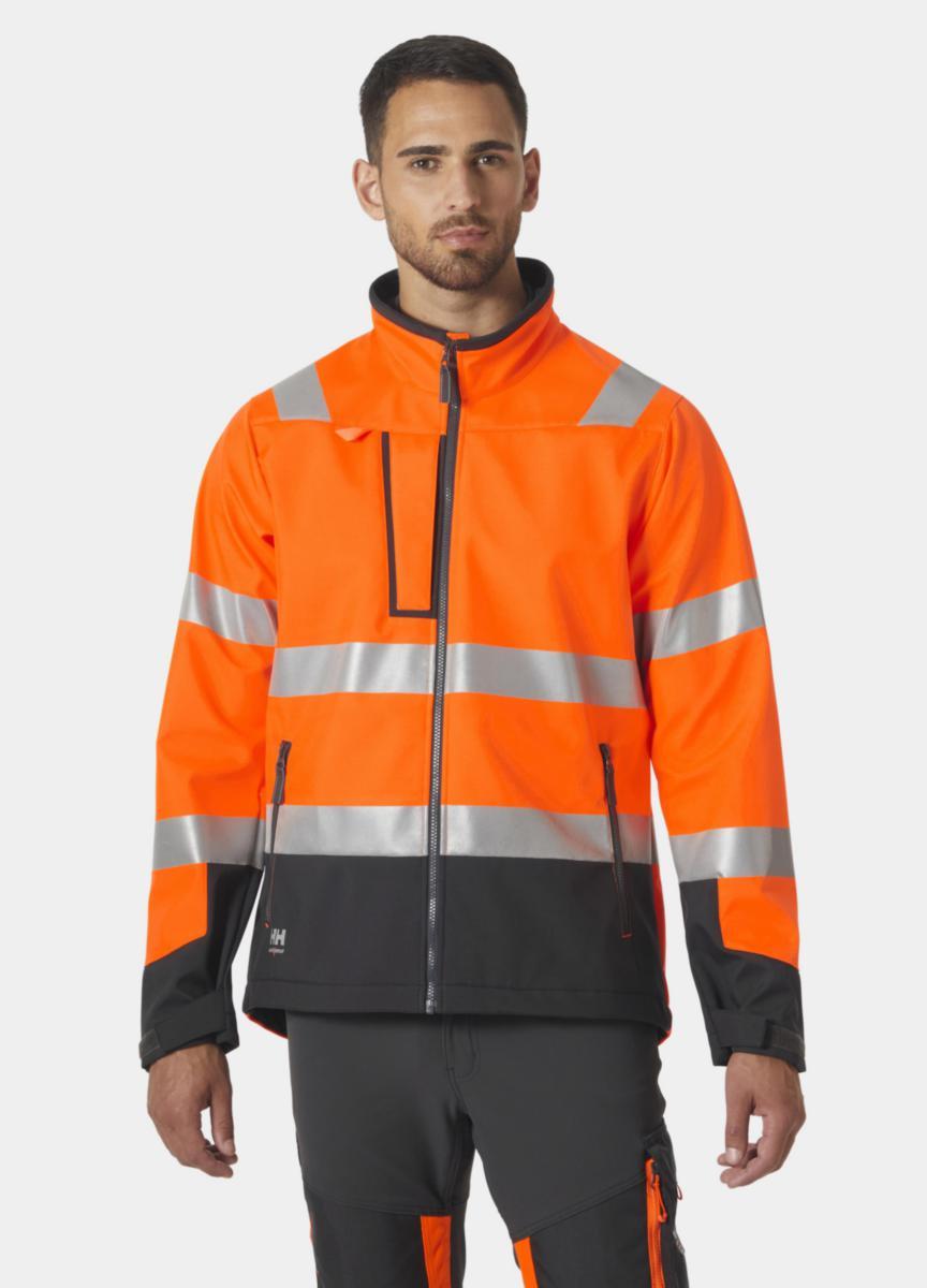 Softshelljakke HH® Alna 2.0 HiVis kl.3