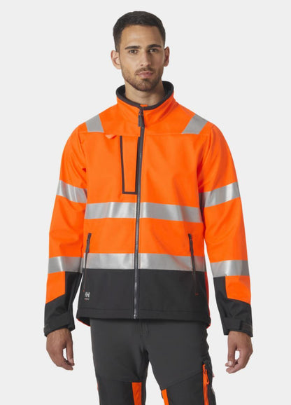 Softshelljakke HH® Alna 2.0 HiVis kl.3