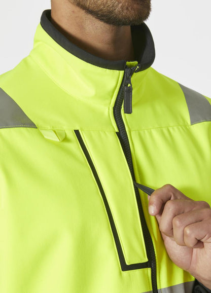 Softshelljakke HH® Alna 2.0 HiVis kl.3